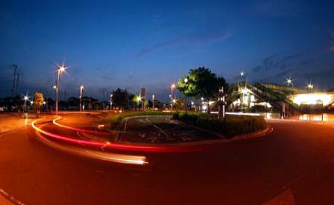 神保原駅　最高の夜景　風景