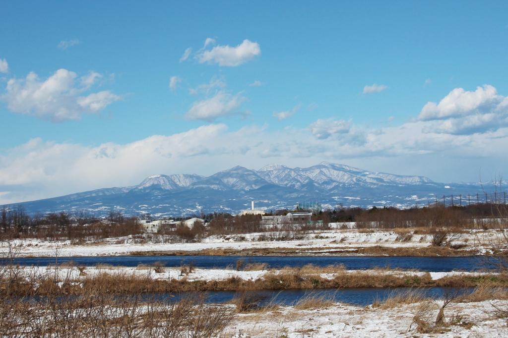 赤城山　雪景色　上里町