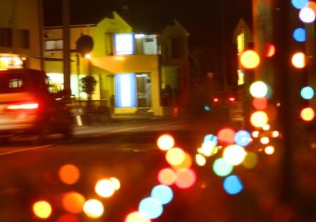 夜景　上里町　彩の丘クリニックより撮影