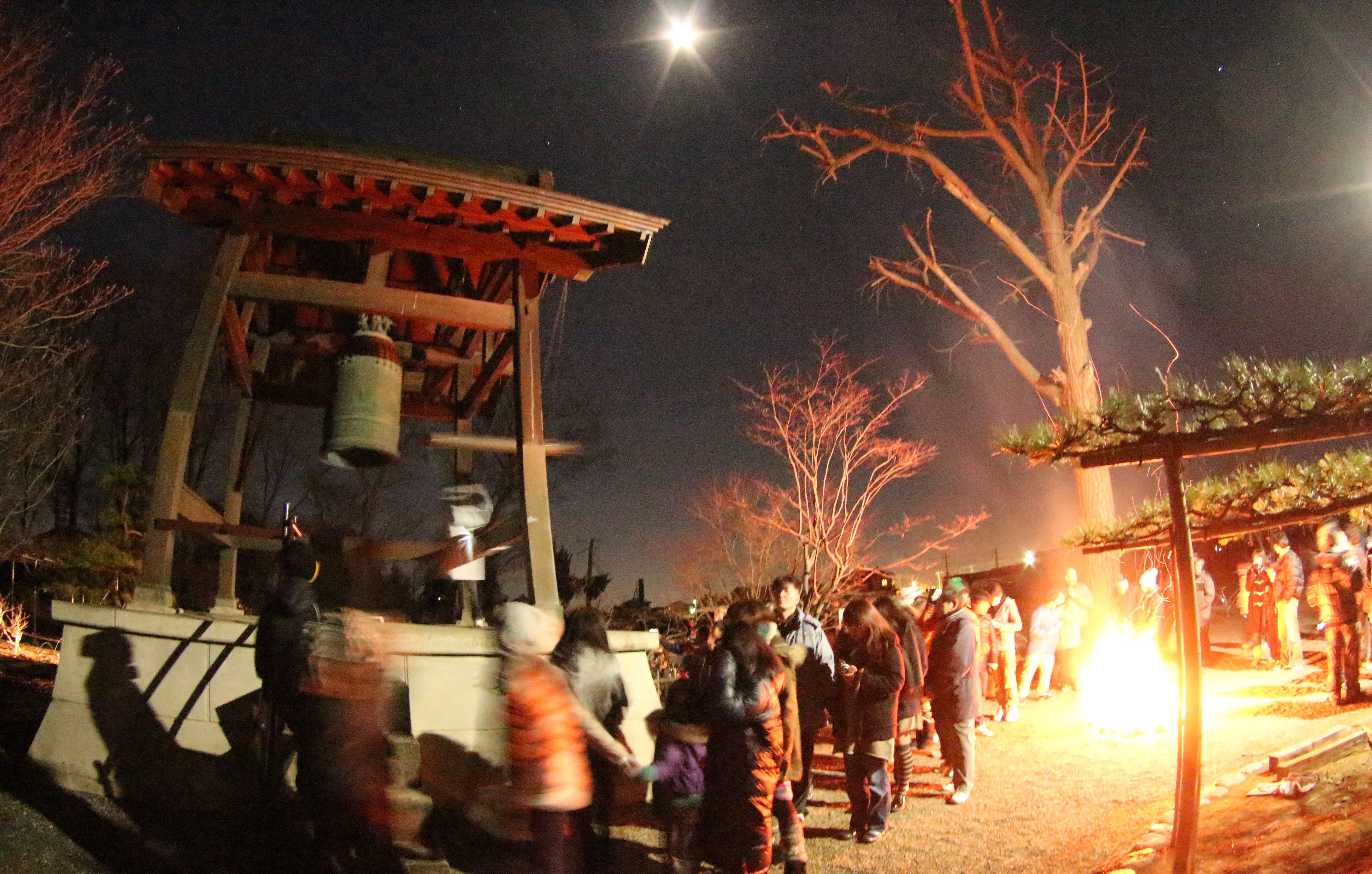 陽雲寺　除夜の鐘　上里町