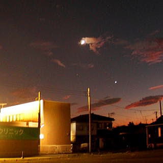 神保原　彩の丘クリニック　夜景