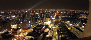 消化器内視鏡学会 宿泊先からの夜景 名古屋 夜景 学会出張